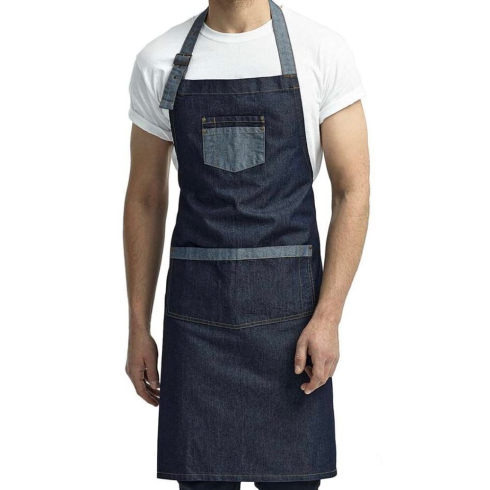 NWT Reprime Indigo Blue Denim Apron PRICE FIRM